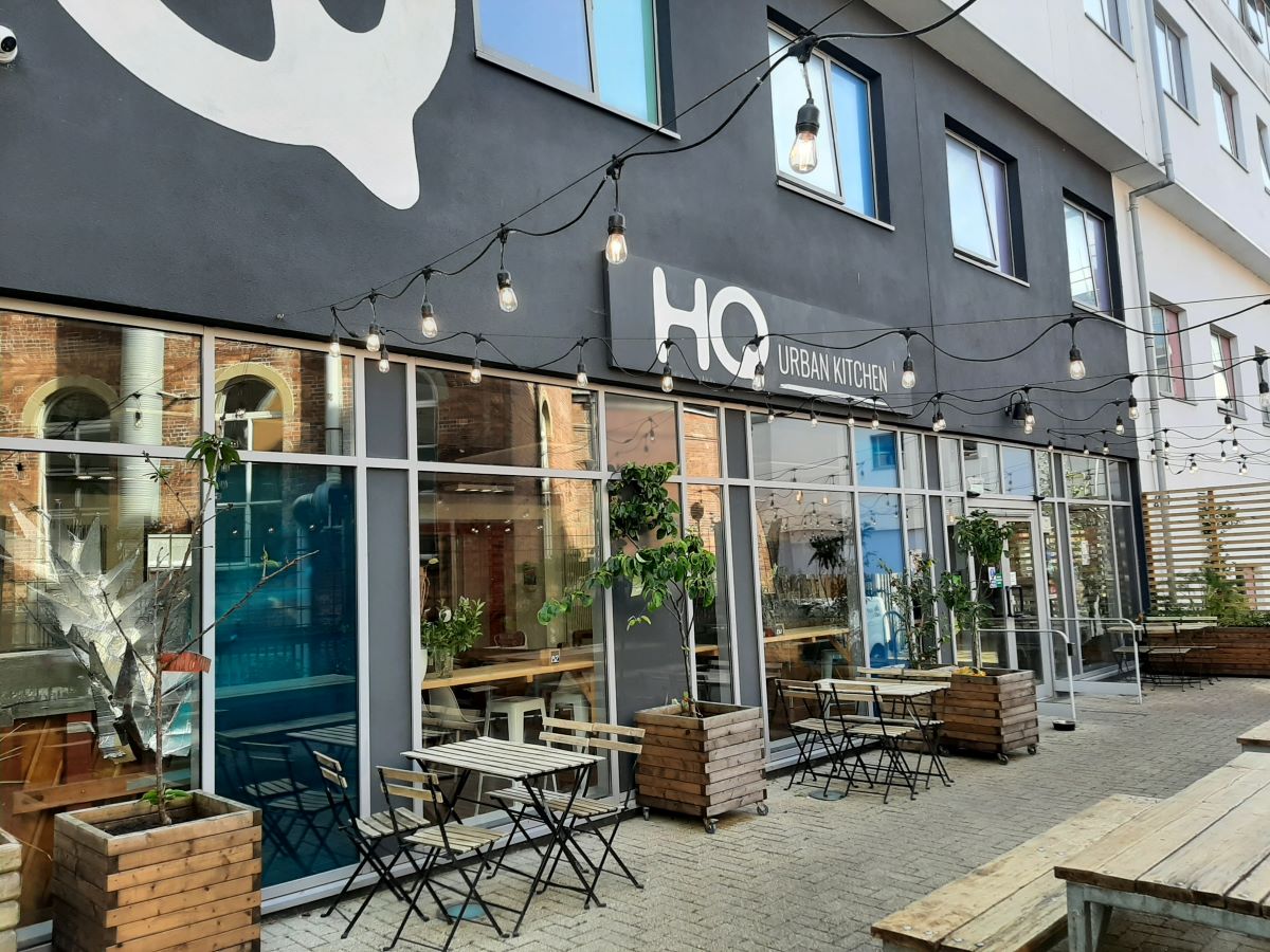 HQ Urban Kitchen entrance from Alexandra Road