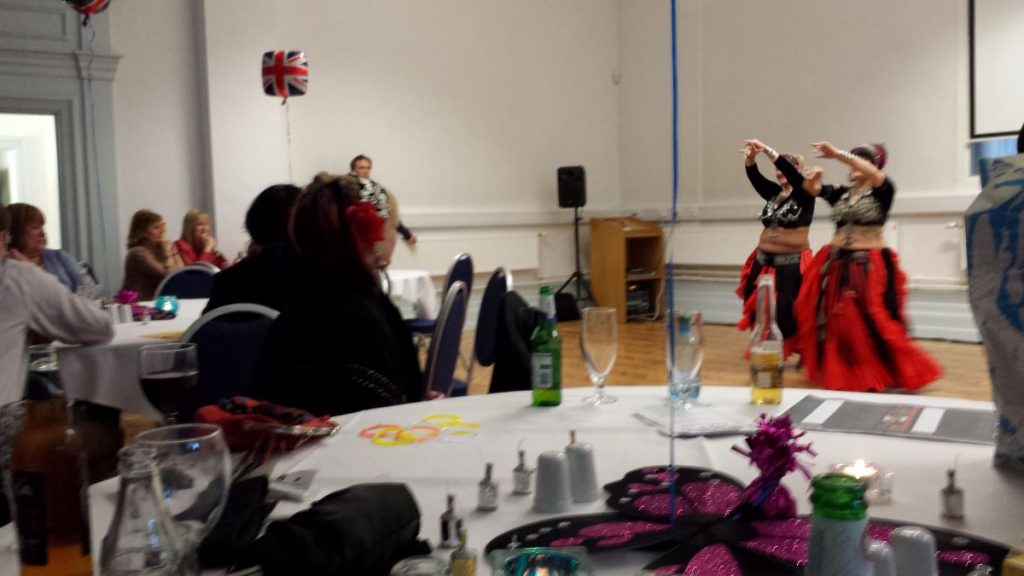 Tapestri: Lotus Sisters Belly Dance Company performing during Eurovision Night in 2013.