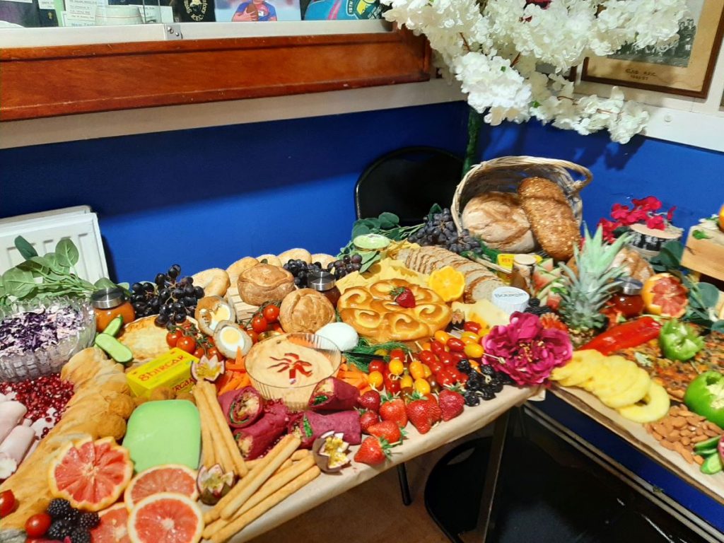 Howzat Catering Skewen, Neath: Where Presentation Meets Taste at Glais Rugby Club.