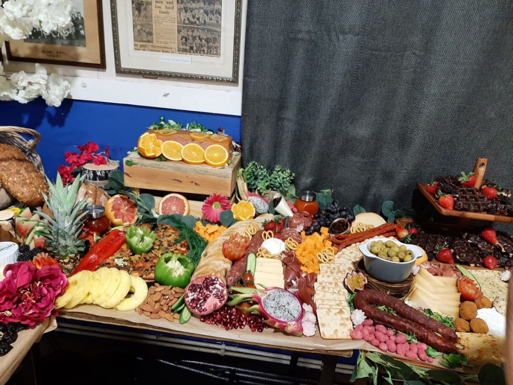 Howzat Catering Skewen, Neath: Where Presentation Meets Taste at Glais Rugby Club.