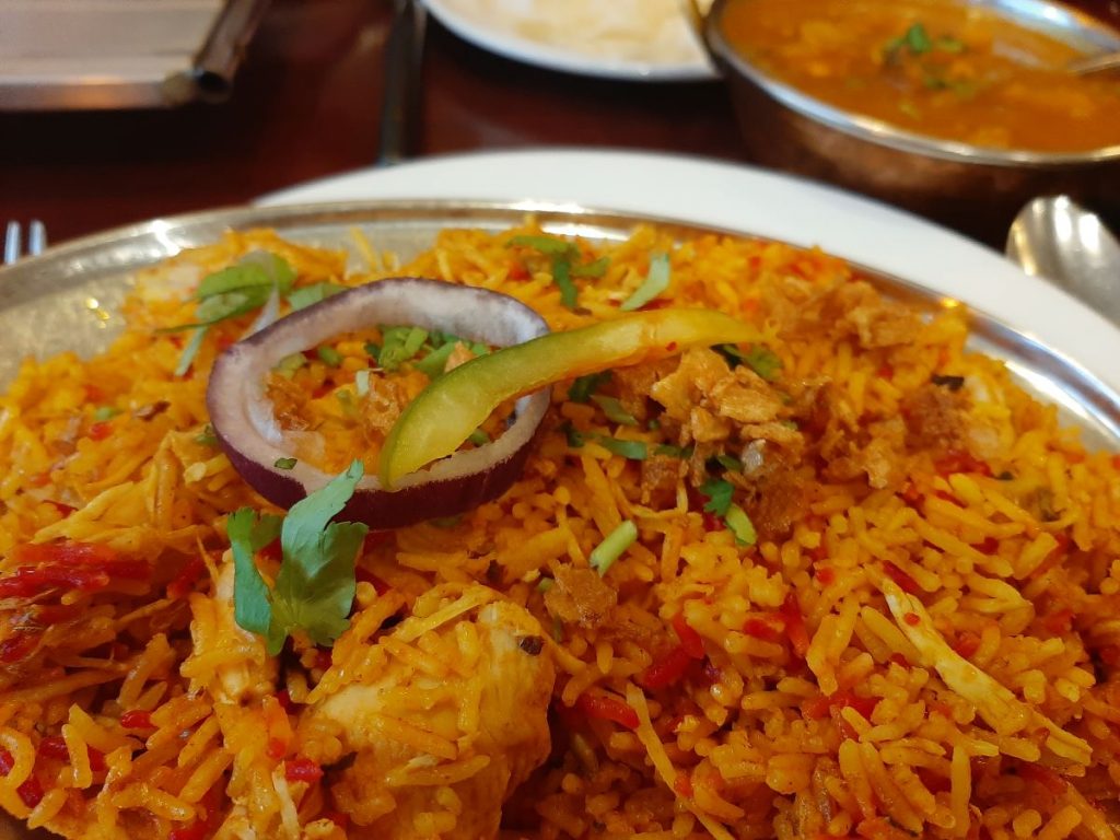 Biryani Cyw Iâr yn y Tamarind ym Mhontardawe