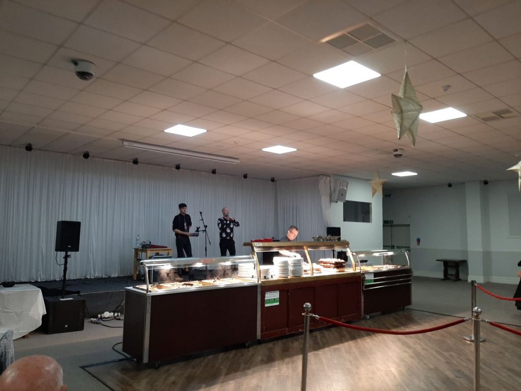 Predation for the Christmas carver, at the Manor Park Country House, Clydach, Swansea