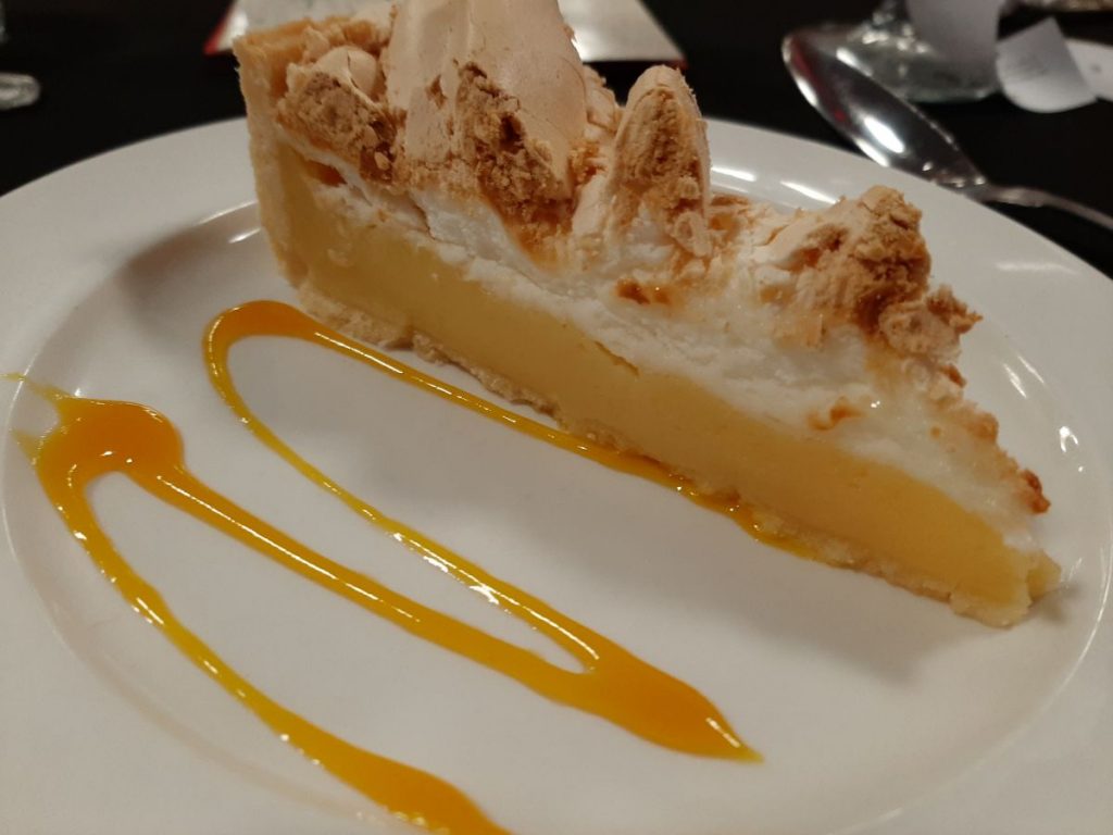 Lemon curd drizzle at the Manor Park Country House, Clydach, Swansea