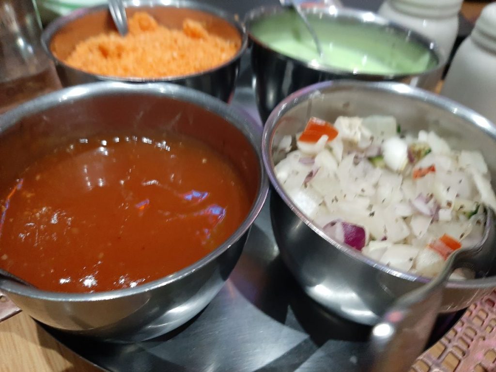 Chutney Tray at My Indian Ammanford