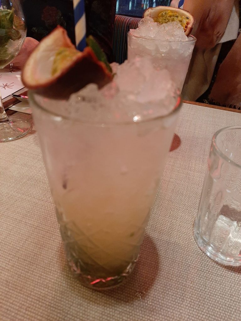 Turtle Bay Swansea: Passion Fruit Royal - While the flavour was pleasant, this mocktail contained too much ice. As a result, there was less drink and the passion fruit taste felt diluted.