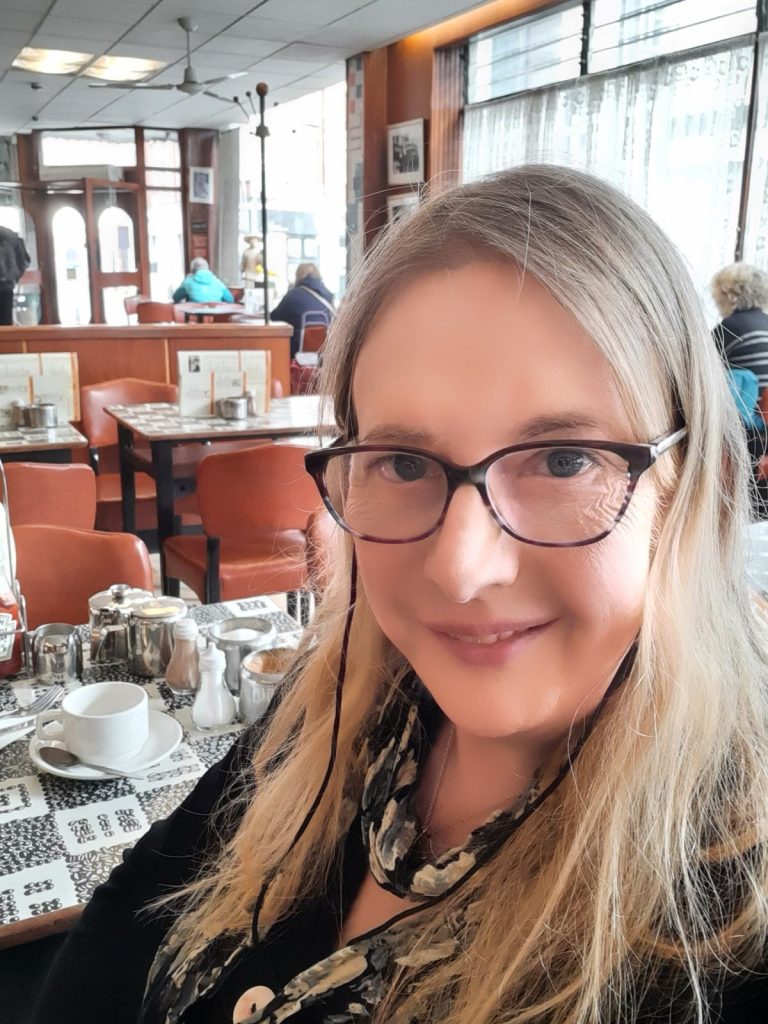 Myself Dining in the Kardomah Café 