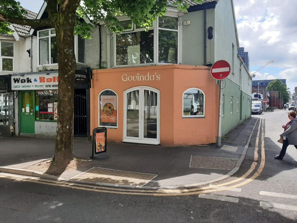 Govinda’s Swansea Façade