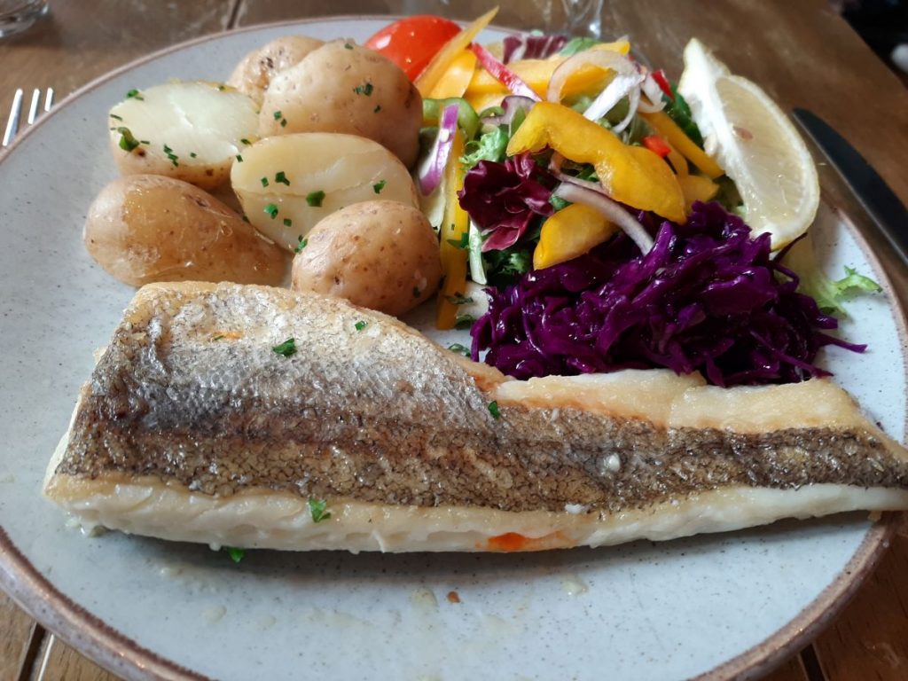  Fish of the Day: Hake at the Hope & Anchor, Tenby.
